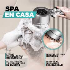 Cabezal Ducha 4 en 1: Relaja, Purifica, Ahorra y Masajea